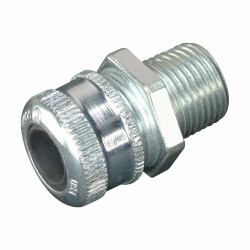 Crouse-Hinds Conector Metálico Tipo Glándula para Cable con Cuerda 12.7 - 15.8mm, Acero 