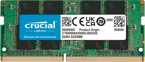 Memoria RAM Crucial Basics DDR4, 3200MHz, 16GB, Non-ECC, CL22, SO-DIMM 