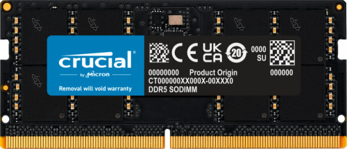 Memoria RAM Crucial DDR5, 5600MHz, 32GB, Non-ECC, CL46, SO-DIMM 