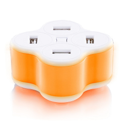 CyberPower Cargador de Pared TR14A42U, 5.25V, 2 Puertos USB 2.0, Blanco 