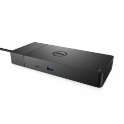 Dell Docking Station WD19S 130W USB-C 3.0, 3x USB-C 3.0, 2x USB-A 3.0, 1x HDMI, 2x Displayport, 1x RJ-45, Negro 