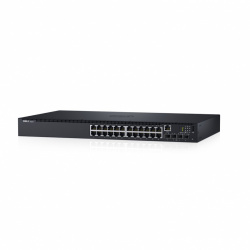 Switch Dell Gigabit Ethernet N1524, 24 Puertos 10/100/1000Mbps + 4 Puertos SFP, 128 Gbit/s, 16000 Entradas, Administrable (2015) ― Garantía Limitada por 1 Año 