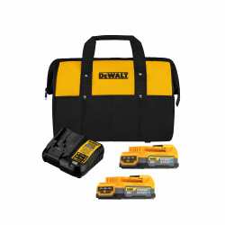 DeWALT Kit Bateria Powerstack, 20V, 1.7A - Incluye Cargador/Bolso 