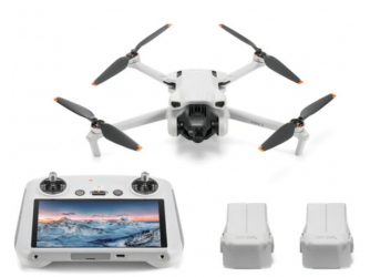 Drone DJI Mini 3 con Cámara 4K, 4 Rotores, hasta 9.997 Metros, Blanco 