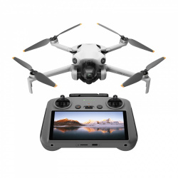 Drone DJI Mini 4 Pro Fly More con Cámara 4K, 4 Rotores, hasta 18.000 Metros, Blanco 