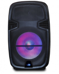 Dolphin Bocina SP-12RBT, Bluetooth, Alámbrico/Inalámbrico, 2400W RMS, USB, Negro 