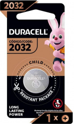 Duracell Pila Botón CR2032, 3V, 1 Pieza 