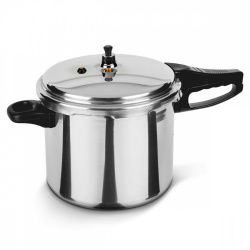 Ecko Olla de Presión 85612 , 8 Litros, Negro/Acero Inoxidable 