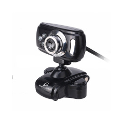 ELE-GATE Webcam WEB-19, 20MP, 1600 x 1200 Pixeles, USB, Negro 