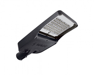 Electromag Lámpara LED para Poste CITI 55, Exteriores, Luz Fría, 55W, 5500 Lúmenes, Negro 