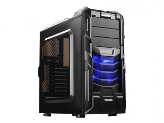 Gabinete Enermax Coenus con Ventana LED Azul, Midi-Tower, ATX/Micro-ATX, USB 3.0, sin Fuente, Negro 