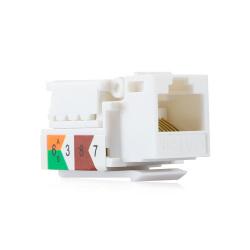 Enson Conector Jack RJ-45 Cat5e, Blanco 