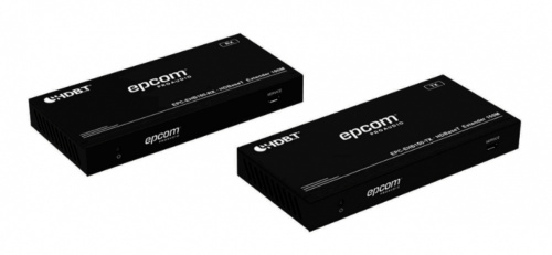 Epcom Kit Extensor de Video 4K HDMI Alámbrico Cat5e, 1x HDMI, 1x hasta 150 Metros 