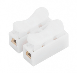 Epcom Conector Push, 2 Contactos, Blanco, 1 Pieza 