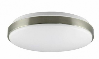 Estevez Lámpara LED para Techo Saturno, Interiores, Luz Blanca Neutra, 22W, 1500 Lúmenes, Blanco/Acero, para Iluminación Comercial/Casa 