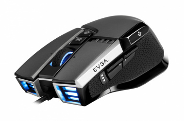 Mouse Gamer Ergonómico EVGA Óptico X17, Alámbrico, USB, 16000DPI, Gris/Negro 