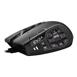 Mouse Gamer Ergonómico EVGA Óptico X15 MMO, Alámbrico, USB, 16.000DPI, Negro 