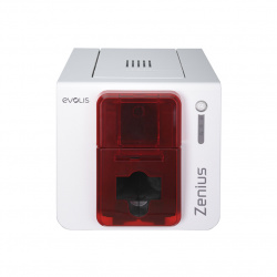 Evolis GO PACK ZENIUS Impresora para Tarjetas PVC, 300 x 300DPI, USB 3.0, Blanco/Rojo 