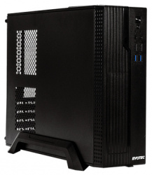 Gabinete Evotec EV-1022, Midi-Tower, ITX/Micro ATX, USB 2.0, Fuente de 600W, Negro 