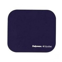 Mousepad Fellowes Microban Navy, 20.32x 22.86cm, Grosor 4mm, Azul 