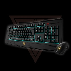 Kit Gamer de Teclado y Mouse Gamdias Ares 7 Color Combo Incluye Ares 7 Color + Ourea FPS, Alámbrico, USB, Negro (Inglés) 