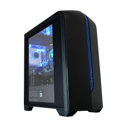 Computadora Gamer Game Factor CHOOSE CSG500-BL, Intel Core i5-10400 2.90GHz, 16GB, 1TB SSD, NVIDIA GeForce GT 730, Windows 10 Prueba ― Incluye Monitor 27