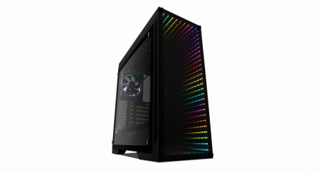 Gabinete Game Factor CSG601 con Ventana RGB, Full-Tower, ATX/E-ATX/Micro-ATX/Mini-ITX, USB 2.0/3.0, sin Fuente, 1 Ventilador Instalado, Negro ― Uno de los seguros del filtro superior está roto y no cierra correctamente. 