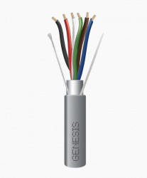 Genesis Bobina de Cable para Control, 22AWG, 305 Metros, Gris 