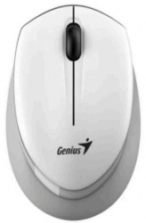 ﻿Mouse Genius NX-7009, Inalámbrico, USB, 1200DPI, Blanco/Gris 