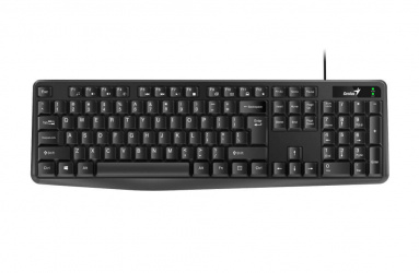 Teclado Genius KB-117, Alámbrico, USB, Negro (Español) 