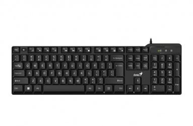 Teclado Genius KB-100X, Alámbrico, USB, Negro (Español) 