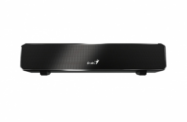 Genius Barra de Sonido Soundbar 100, Alámbrico, 6W RMS, USB, Negro 