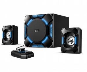 Genius Bocinas con Subwoofer GX Gaming SW-G2.1 1200, Alámbrico, 2.1, 36W RMS, 3.5mm, Negro 