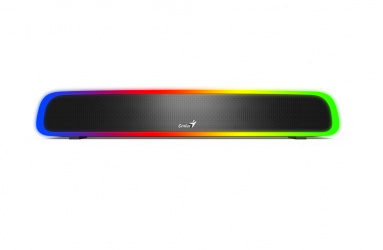 Genius Barra de Sonido USB SOUNDBAR 200BT, Bluetooth, Inalámbrico/Alámbrico, 2 Canales, 4W RMS, USB, Negro 