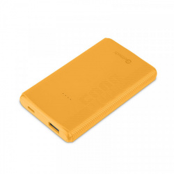 Cargador Portátil Getttech PowerBank GBN-E5KCS-01, 5000mAh, Amarillo 