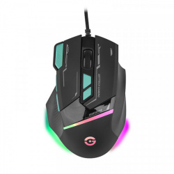 Mouse Gamer Getttech GPM-RGBWR-G1-BK, Alámbrico, USB, 7200DPI, Negro 