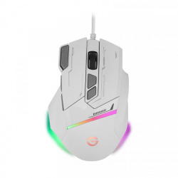 Mouse Gamer Getttech GPM-RGBWR-G1-WH, Alámbrico, USB, 7200DPI, Blanco 