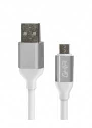 Ghia Cable USB A Macho - Micro-USB A Macho, 1 Metro, Blanco 