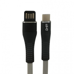 Ghia Cable USB Macho - Micro USB-C Macho, 1 Metro, Gris 