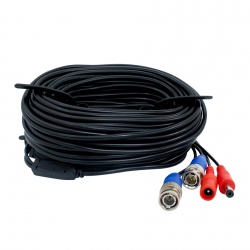 Ghia Cable de Video BNC, 18 Metros, Negro 