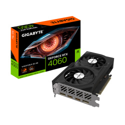 Tarjeta de Video Gigabyte NVIDIA GeForce RTX 4060 WINDFORCE OC 8G, 8GB 128-bit GDDR6, PCI Express 4.0 ― Sin caja original. 