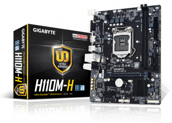 Tarjeta Madre Gigabyte micro ATX GA-H110M-H, S-1151, Intel H110, HDMI, 32GB DDR4 para Intel ― Requiere Actualización de BIOS para trabajar con Procesadores de 7ma Generación 