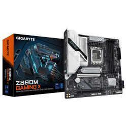 Tarjeta Madre Gigabyte Z890M GAMING X, Micro-ATX, LGA 1851, Intel Z890, 256GB DDR5, HDMI/DP para Intel 