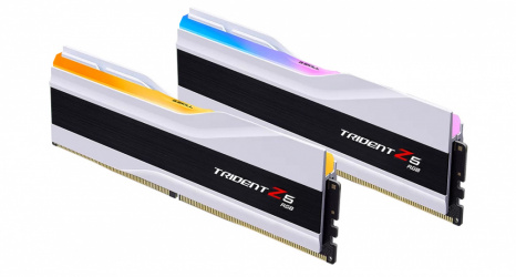 Kit Memoria RAM G.Skill Trident Z5 RGB DDR5, 6400MHz, 32GB (2 x 16GB), Non-ECC, CL32, XMP, Blanco 