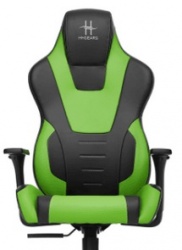 HHGears Silla Gamer XL300, hasta 150Kg, Negro/Verde 