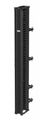 Hoffman Organizador Vertical CableTek de Cables para Rack, 45U, Negro 