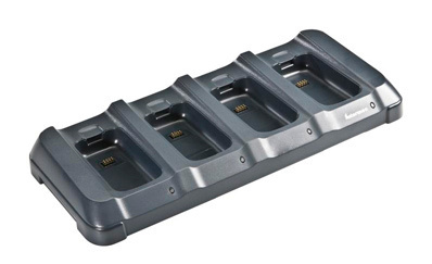 Intermec Cargador de 4 Baterías 871-230-101, Negro, para Intermec CK65, CK3, AC20, EDA60K 