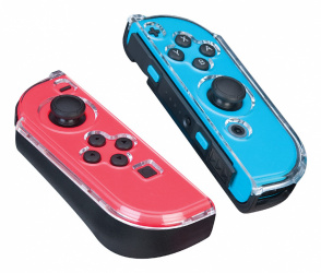 Hori Funda de Protección Game Traveler Goplay Action Grip para Joy-Con, Transparente 