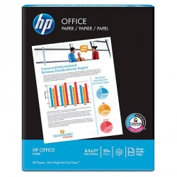 HP Papel Mate para Oficina 75g/m², 10 x 500 Hojas de Tamaño Carta, Blanco 