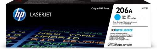 Tóner HP 206A Cian Original, 1250 Páginas 